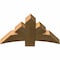 Ekena Millwork Alberta Rough Sawn Timber Gable Bracket, Western Red Cedar, 36"W x 21"H x 4"D x 6"F, 14/12 Pitch GBW036X21X0406ALB00RWR - alternate 3